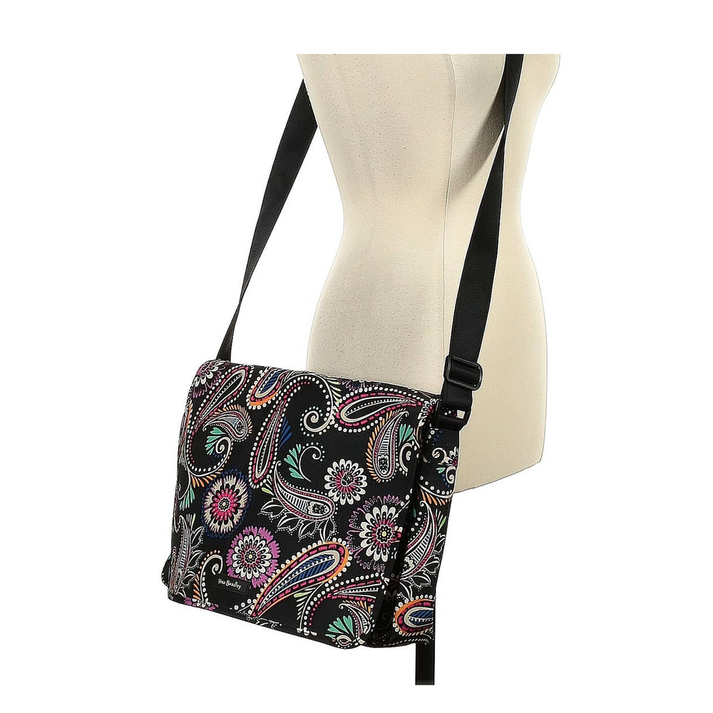 Vera Bradley Messenger Bag - Bandana Swirl